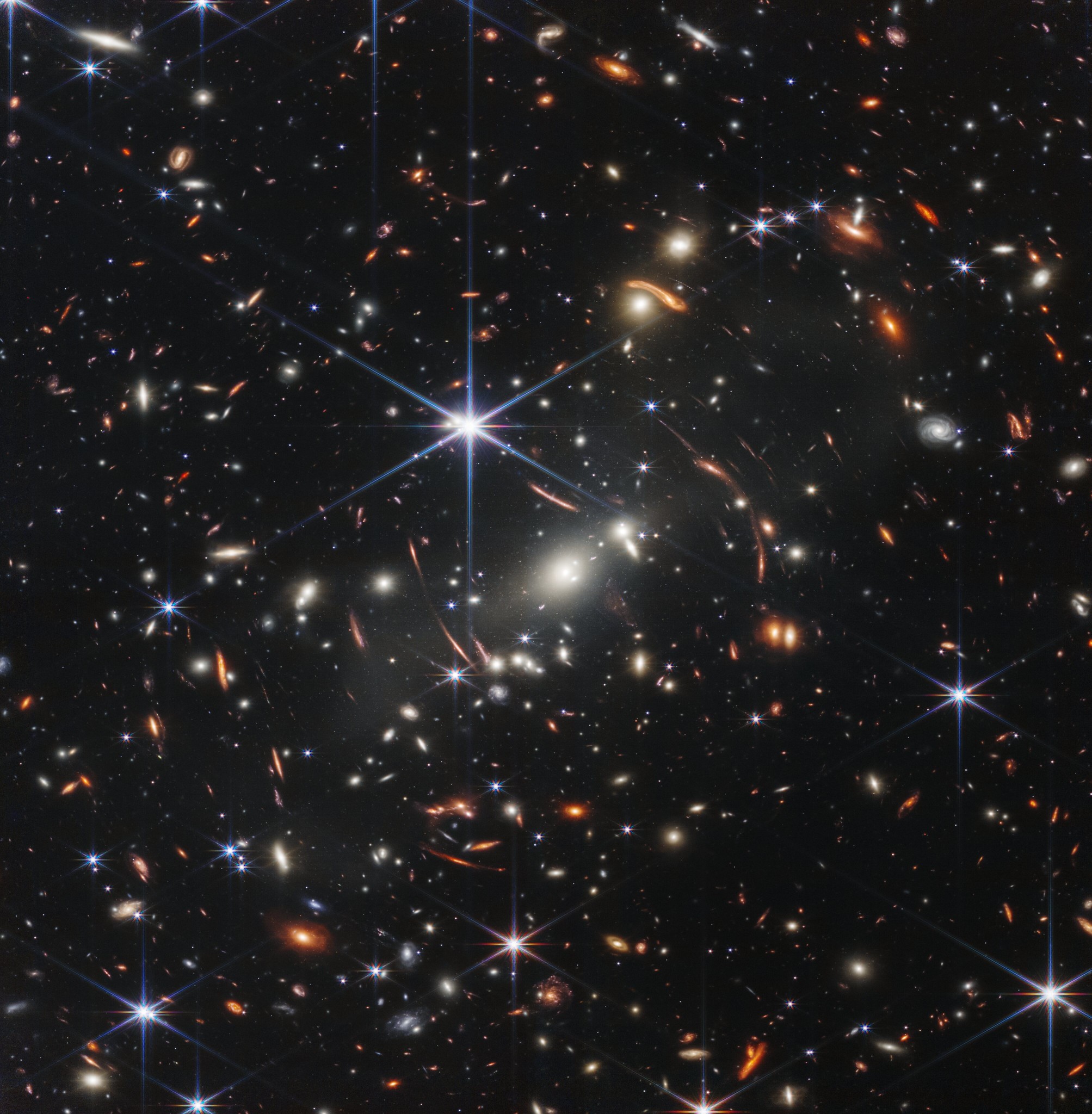James Webb telescope image of space